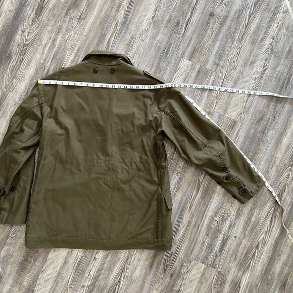 Vintage Belgian Army Field Jacket Seyntex KL 100% Cotton Olive Green L - Picture 5 of 6